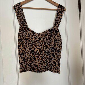 Reformation Top - Animal Print - Large
